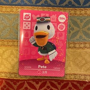 Genuine ACNH amiibo for Pete